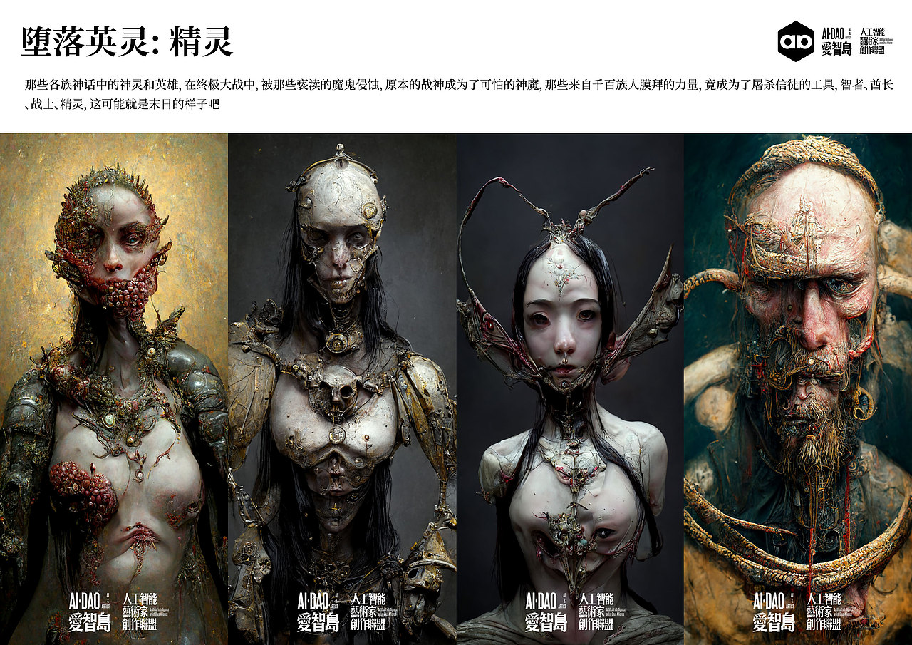 #语镜# 梦魇神魔【爱智岛数字艺术展】
