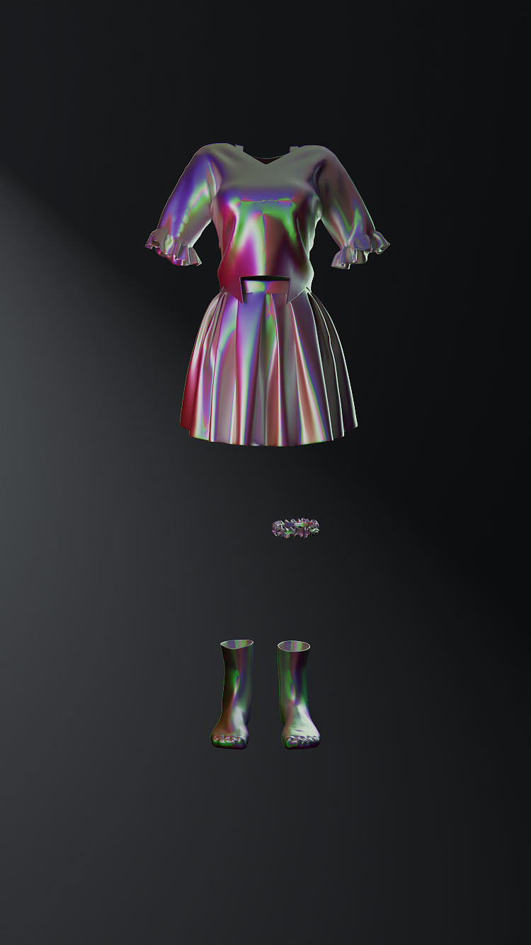 【c4d動(dòng)畫】鐳射炫彩套裝動(dòng)畫（圖ZMzQzNjEyMDQ0） - 動(dòng)畫/影視 - 站酷設(shè)計(jì)師蘆薈ViLu原創(chuàng)素材 - 站酷ZCOOL