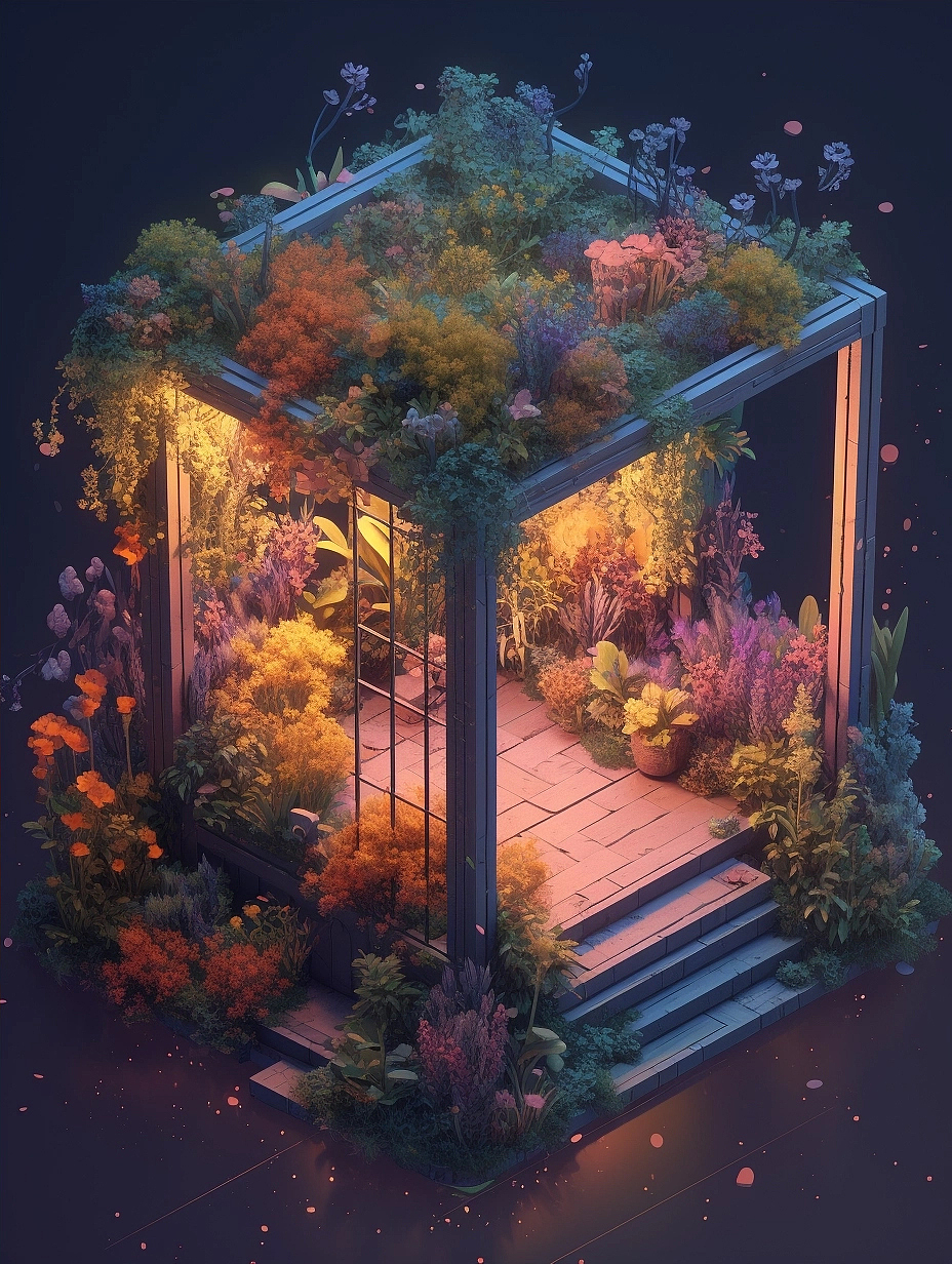 2.5D夢幻花園（圖ZMzM5OTM3ODQ0） - 其他UI - 站酷設計師達令LL原創(chuàng)素材 - 站酷ZCOOL