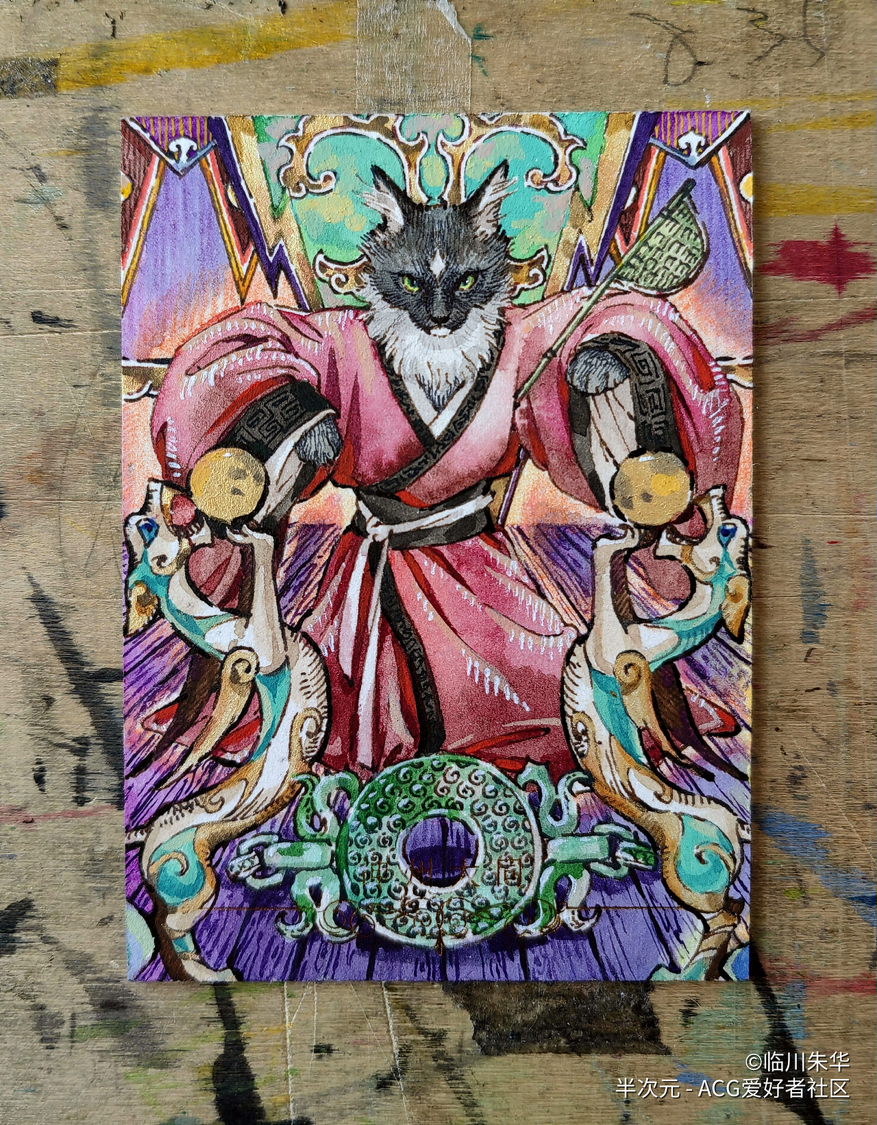 原创手绘卡——尚金