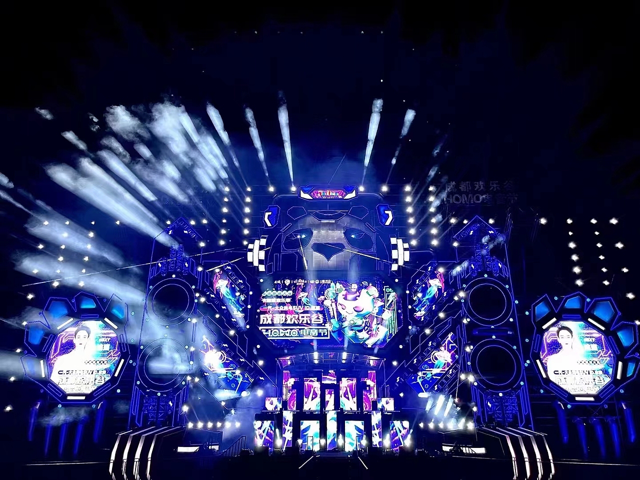 2021成都欢乐谷homo电音节舞美设计