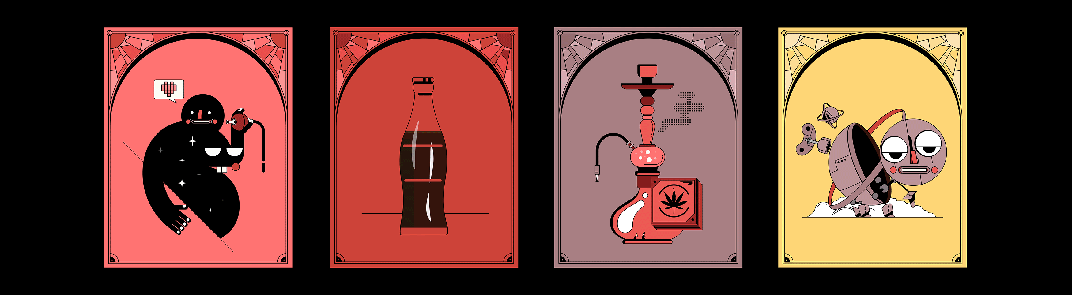 旅人日记（图ZMzA4NzYwMjQ0） - 艺术插画 - 站酷设计师企鹅熊猫原创素材 - 站酷ZCOOL