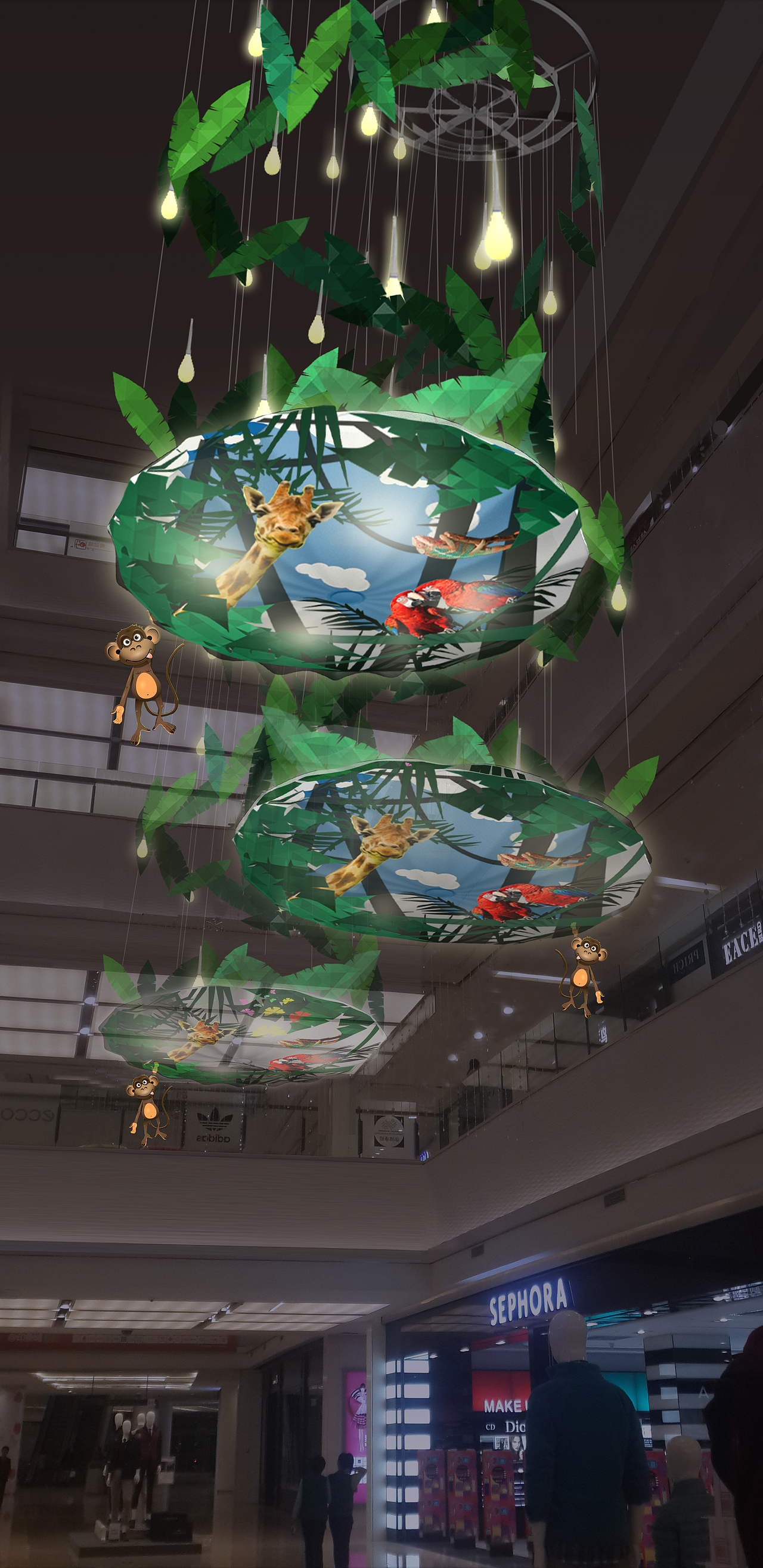 复古系列（二）2015宁波印象城春季装饰（图ZMzI5ODc5MDIw） - 其他空间 - 站酷设计师胖星守护者原创素材 - 站酷ZCOOL