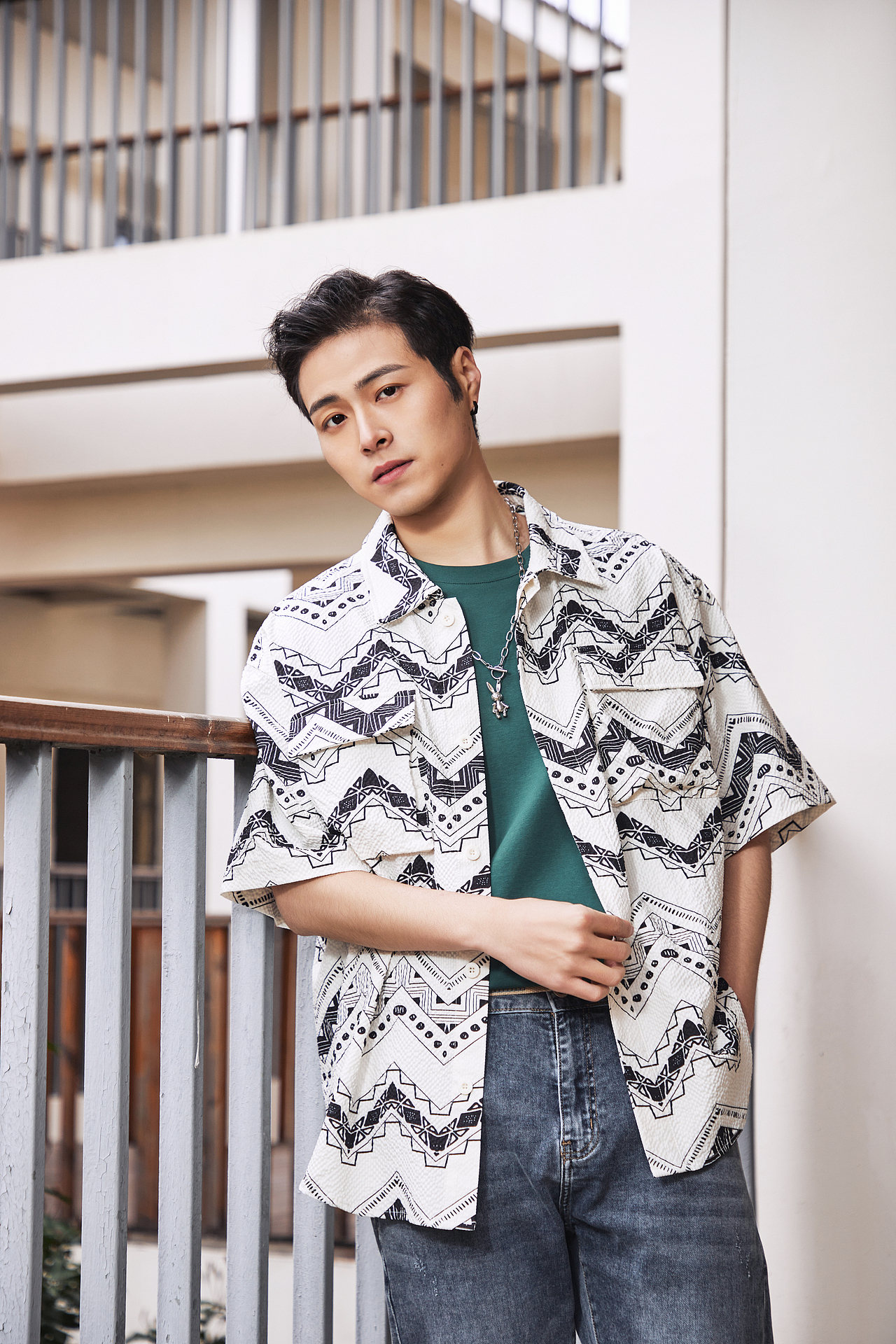 迹风男装夏季拍摄