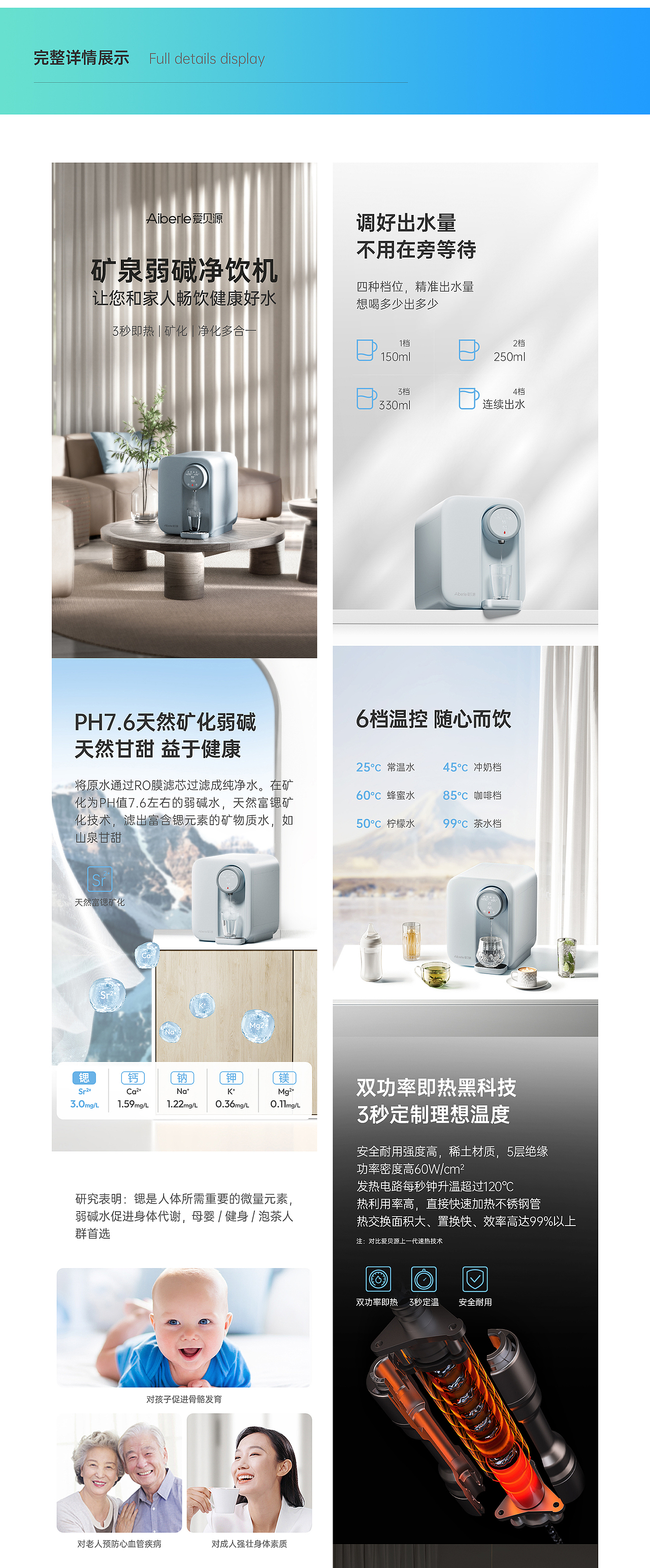 详情页设计 | 爱贝源R3pro净饮机（图ZMzYzNjA1NjQ4） - 电商 - 站酷设计师惬意啊原创素材 - 站酷ZCOOL