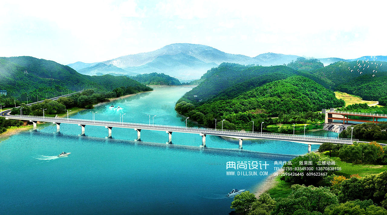 桥梁设计效果图 12