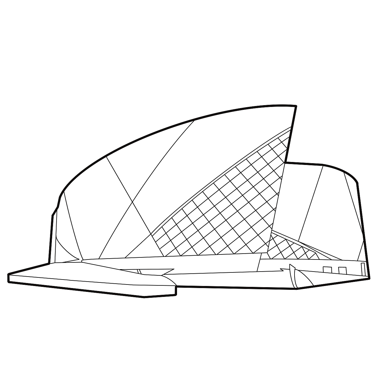 中国建筑线稿集合