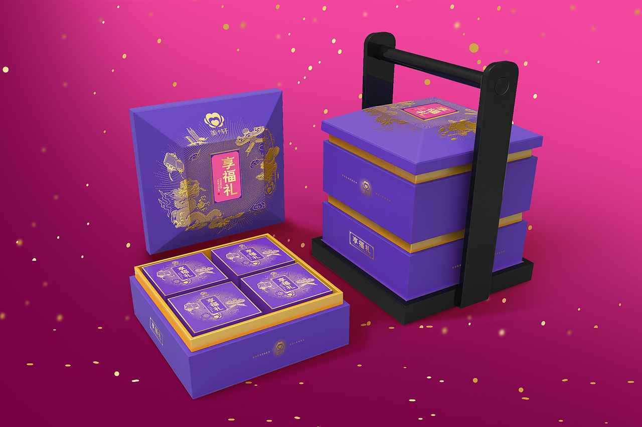 年货礼盒包装设计（图ZMzExNDk4NzEy） - 包装 - 站酷设计师YYDesign原创素材 - 站酷ZCOOL