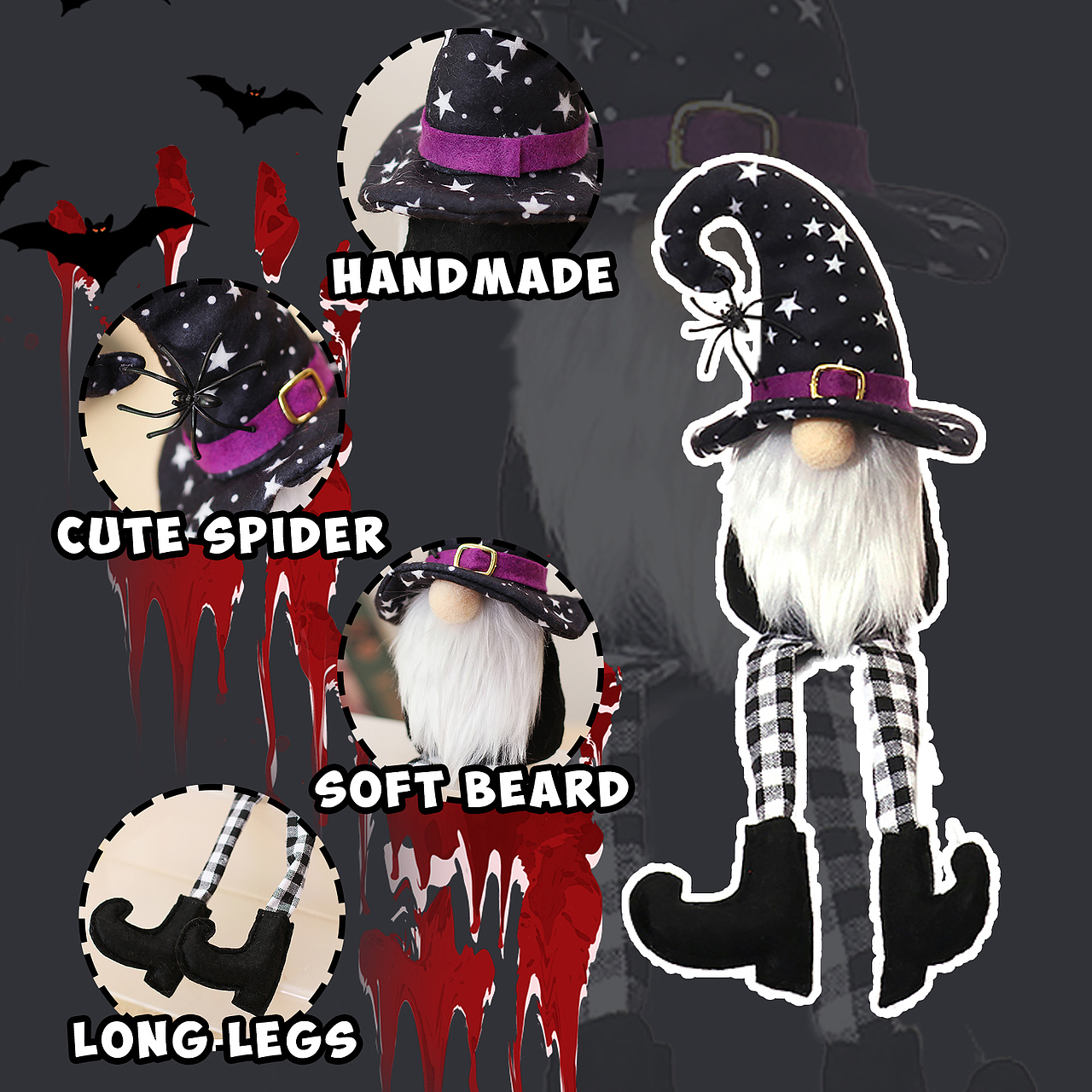 万圣节长腿公仔