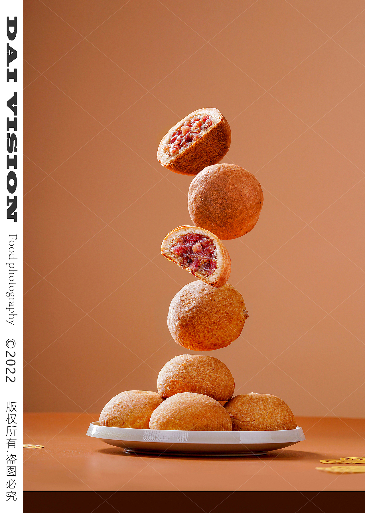 云南火腿月饼 云腿月饼 诺邓火腿  月饼  商业拍摄