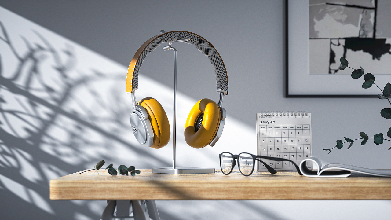 【产品渲染-头戴式耳机】（图ZMzA1MDg2NDQ4） - 产品 - 站酷设计师在最高处看日出原创素材 - 站酷ZCOOL