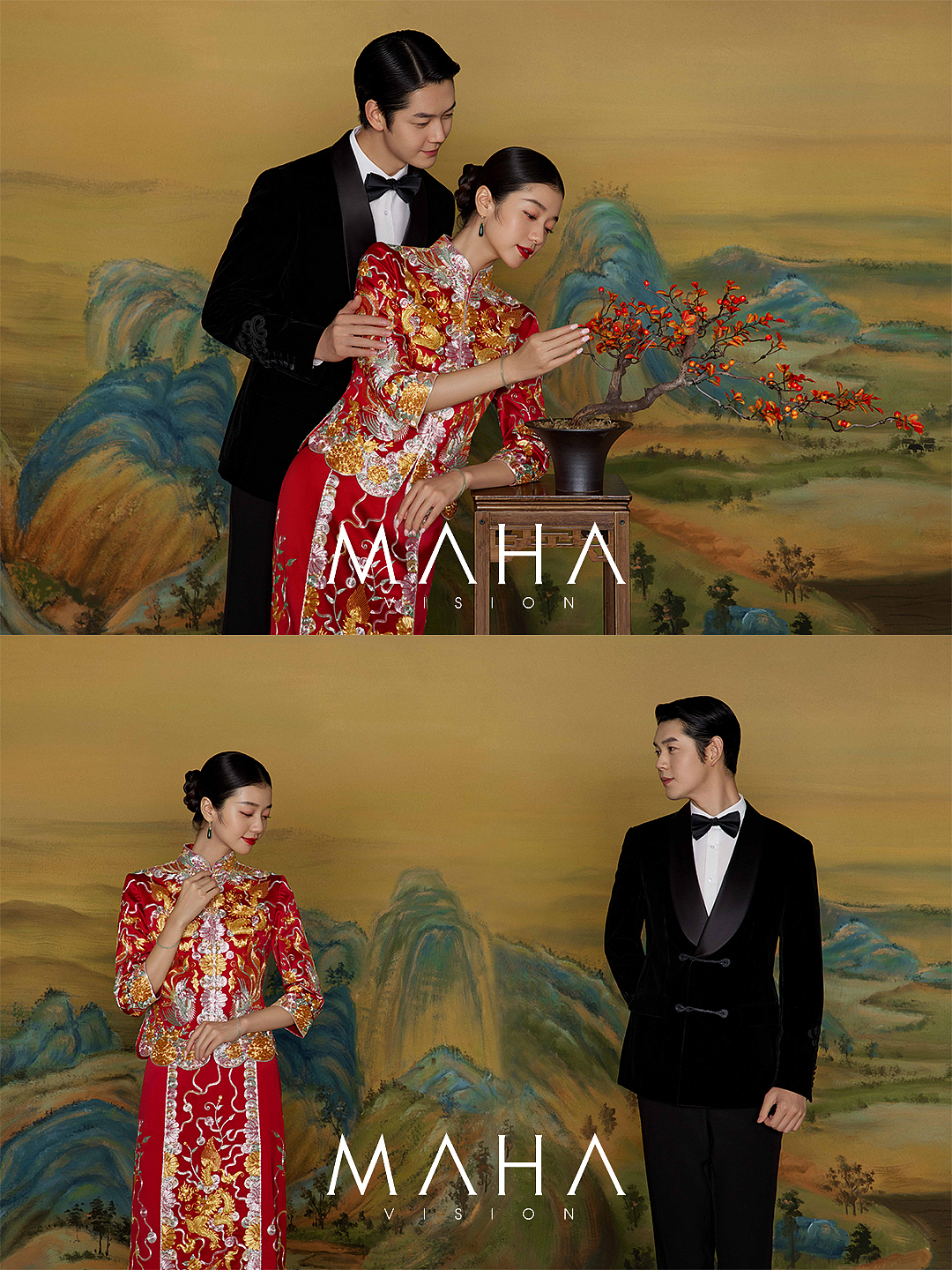 MAHA丨新中式婚纱（图ZMzYwODU0NzYw） - 婚礼摄影 - 站酷设计师MAHA贾潇原创素材 - 站酷ZCOOL