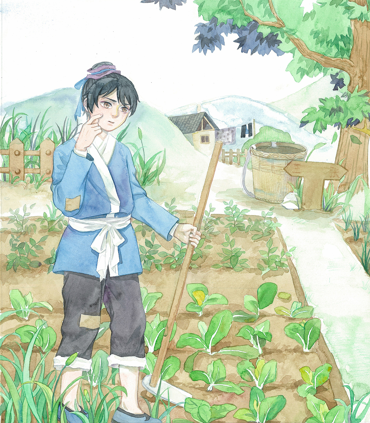 以前的水彩作品{走马故事集}