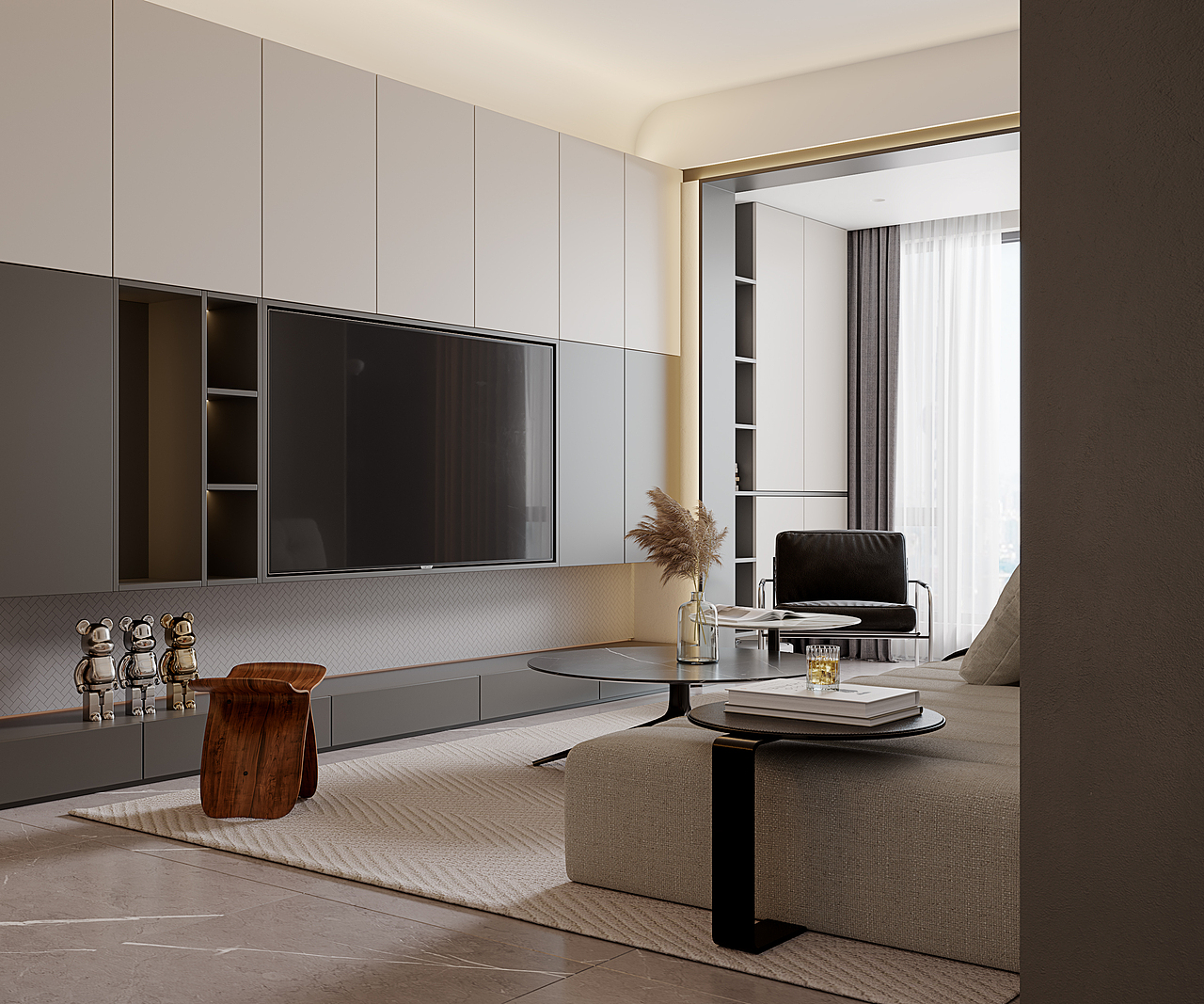 一套凌乱的小家装