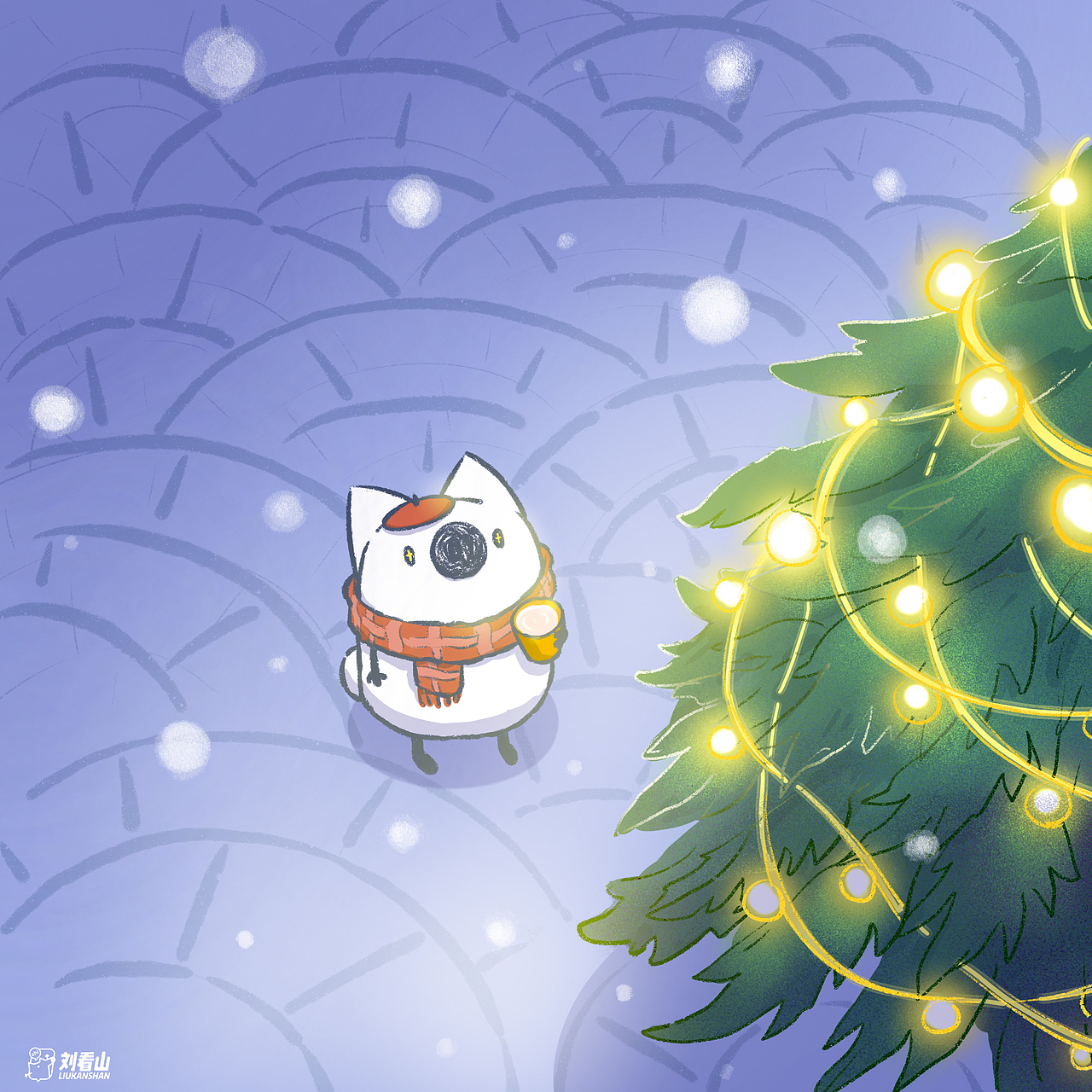 知乎刘看山周历插画2.0