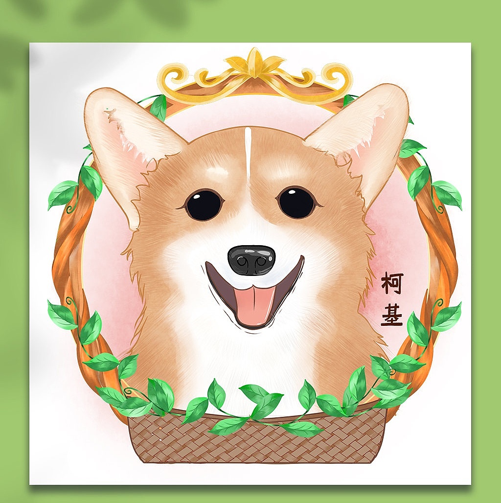 狗狗插画（图ZMzA1MzUxMzQw） - 艺术插画 - 站酷设计师分享使人进步原创素材 - 站酷ZCOOL