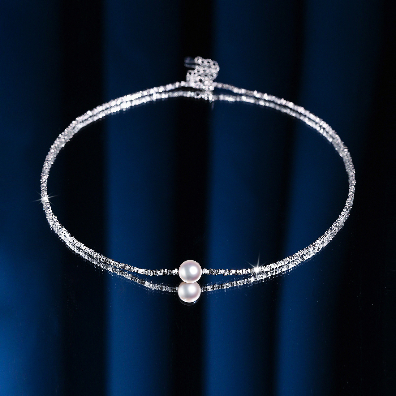 珠宝产品摄影 - 珍珠项链系列