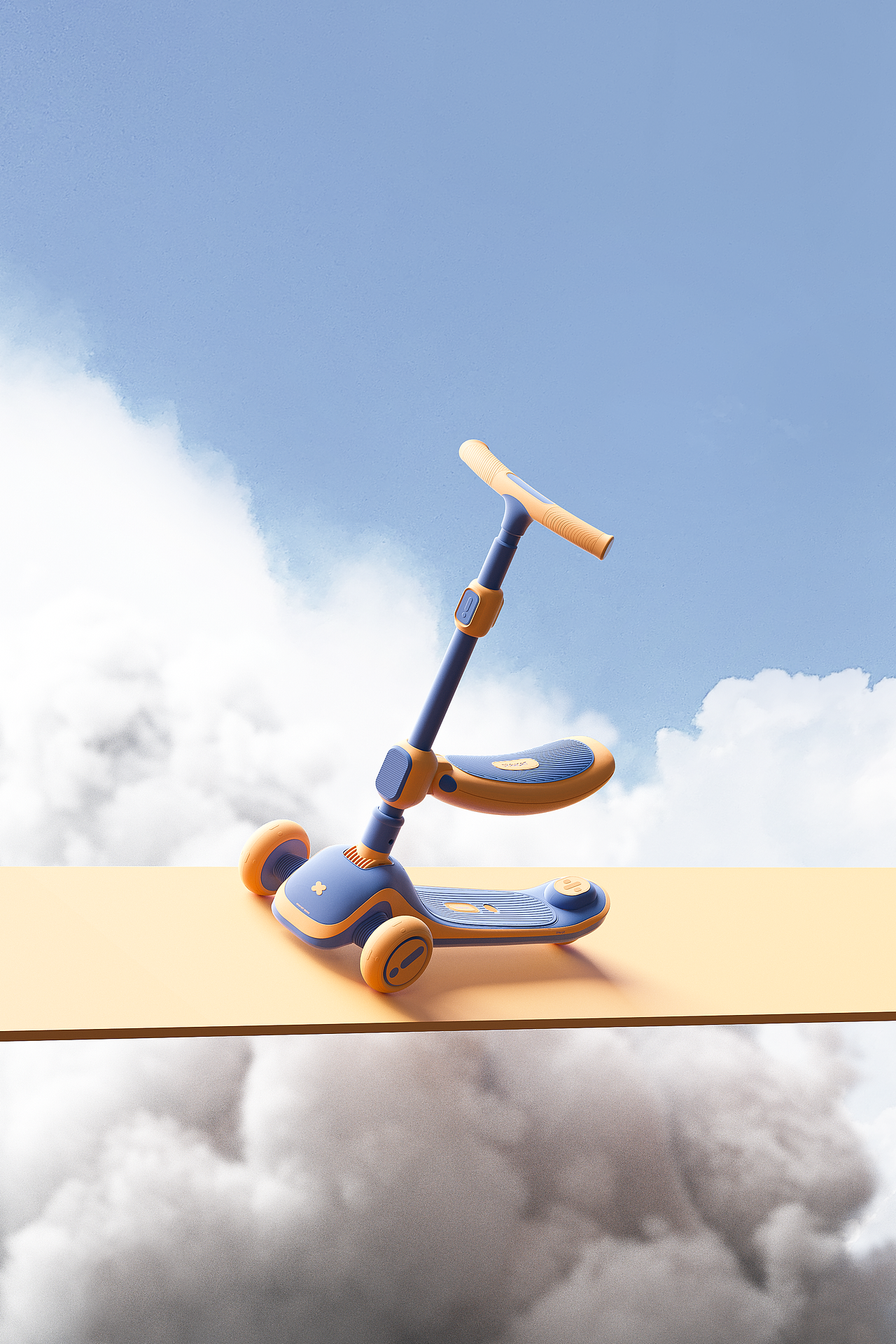 儿童滑板车外观ID设计| Children's scooter ID design