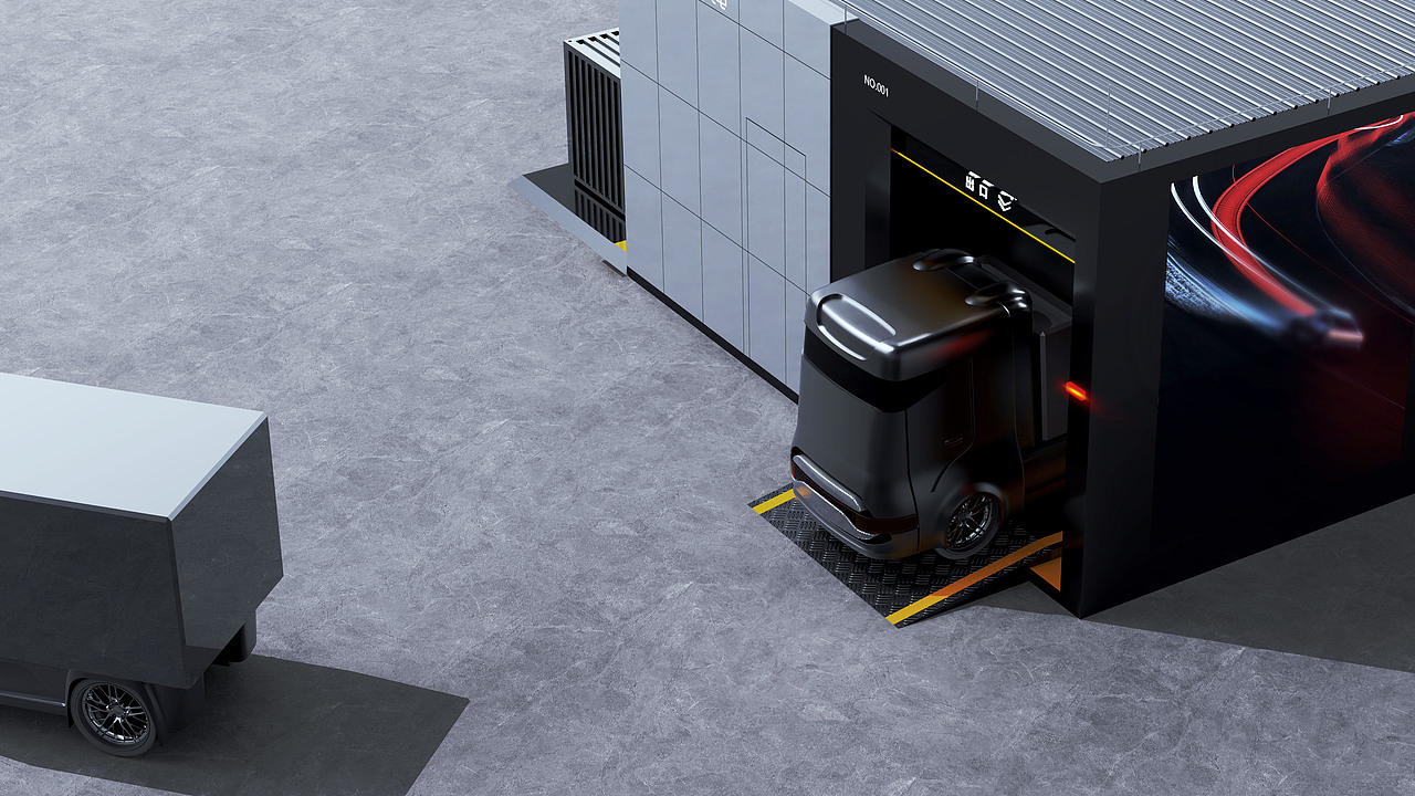 金茂-驿路优电 重卡智慧换电场站