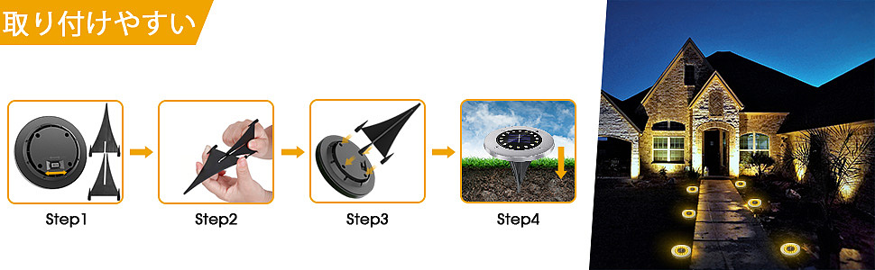 Amazon 3C地埋灯黄光主副图、A+图（图ZMzY3ODU5MzU2） - 其他平面 - 站酷设计师韆巖居士原创素材 - 站酷ZCOOL