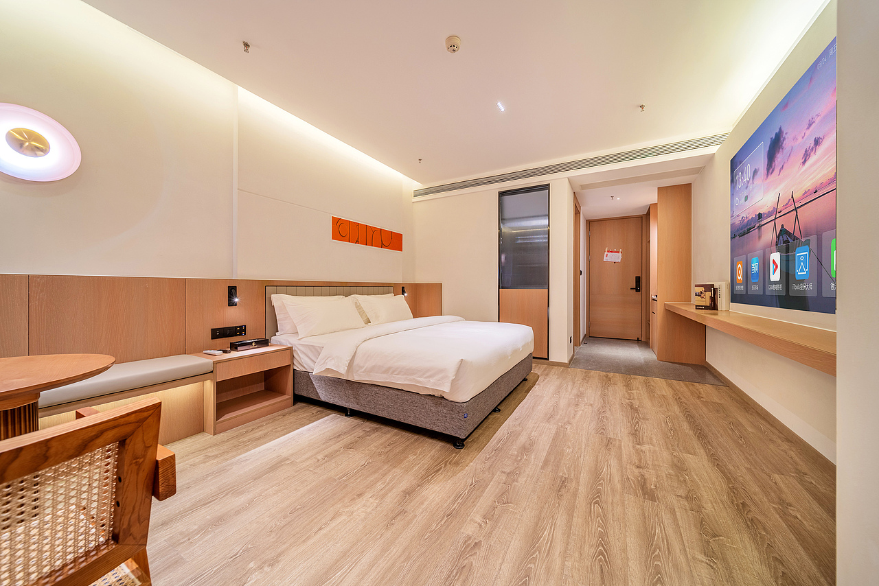 重庆市江北区酒店拍摄|云见栖舍酒店|酒店摄影