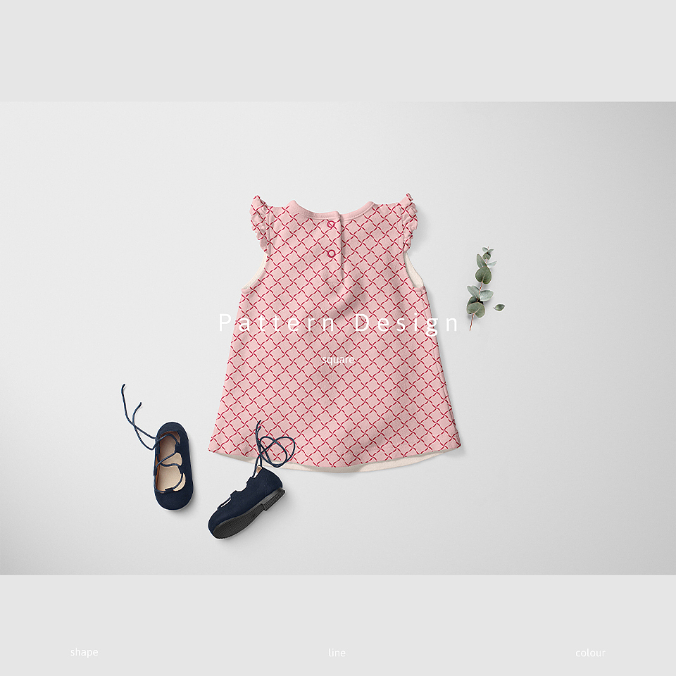 图案设计|简约方格老花