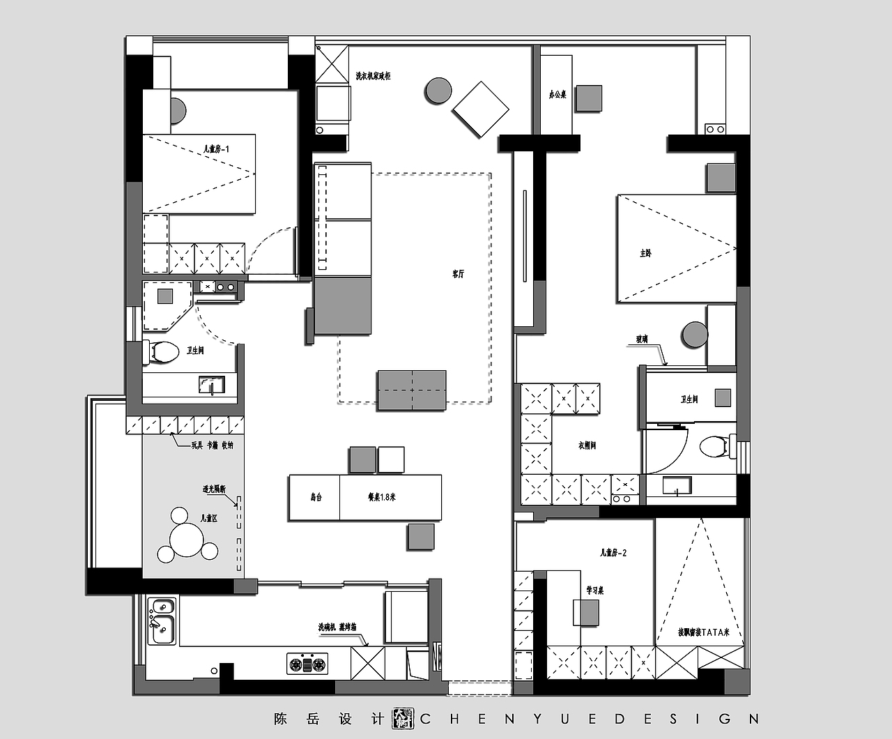 陈岳作品 | 星屿 | 川发天府上城（图ZMzI4Njc2ODQ0） - 家装设计 - 站酷设计师ATDESIGN陈岳原创素材 - 站酷ZCOOL