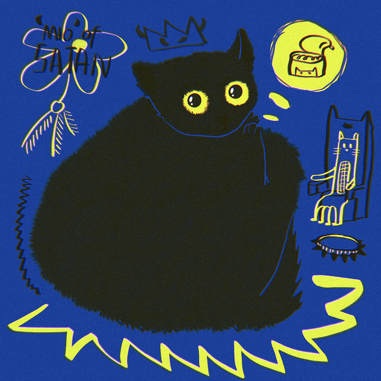 黑貓貓布林醬（圖ZMzI5NjI5MjQw） - 藝術(shù)插畫 - 站酷設(shè)計(jì)師西椰子原創(chuàng)素材 - 站酷ZCOOL