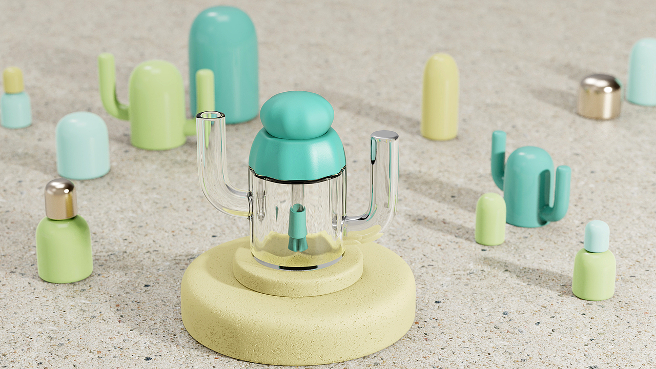 “仙人掌”油壶 l ODIAN DESIGN原点工业设计