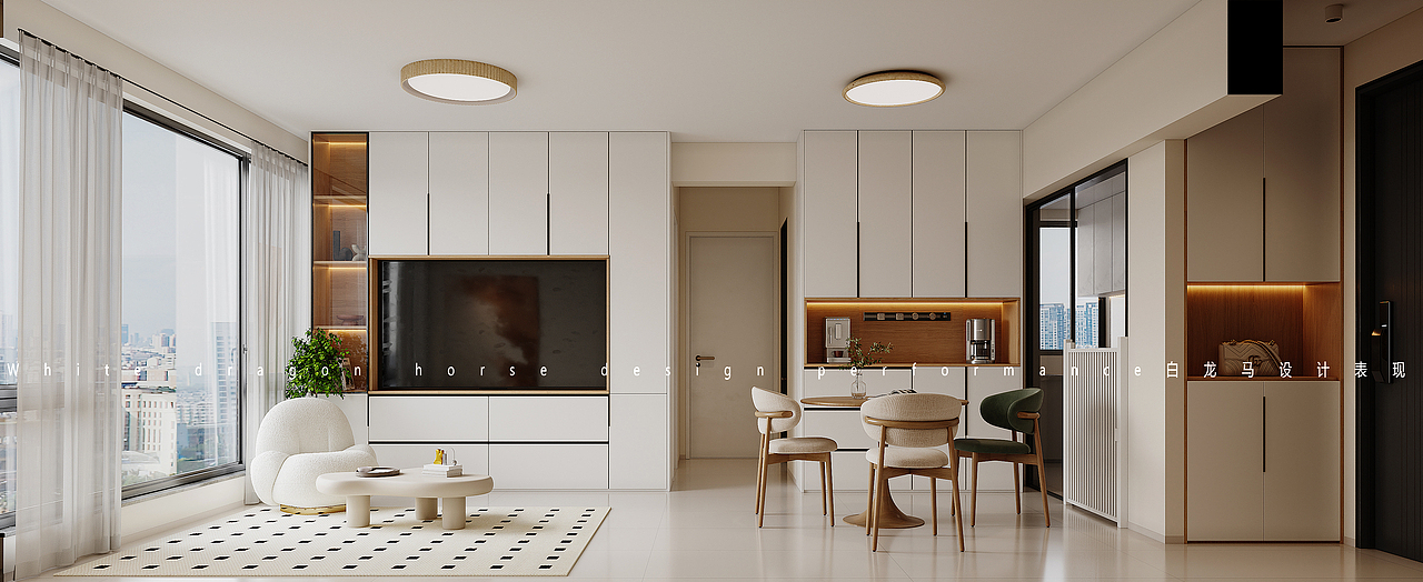 现代简约客餐厅