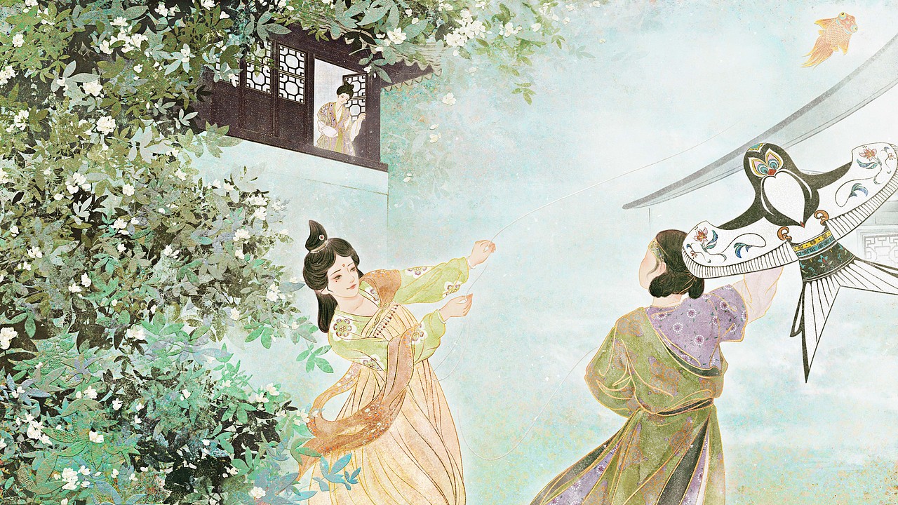 踏莎行（图ZMzQ2NzM5Mjg0） - 艺术插画 - 站酷设计师青宛宛宛宛原创素材 - 站酷ZCOOL