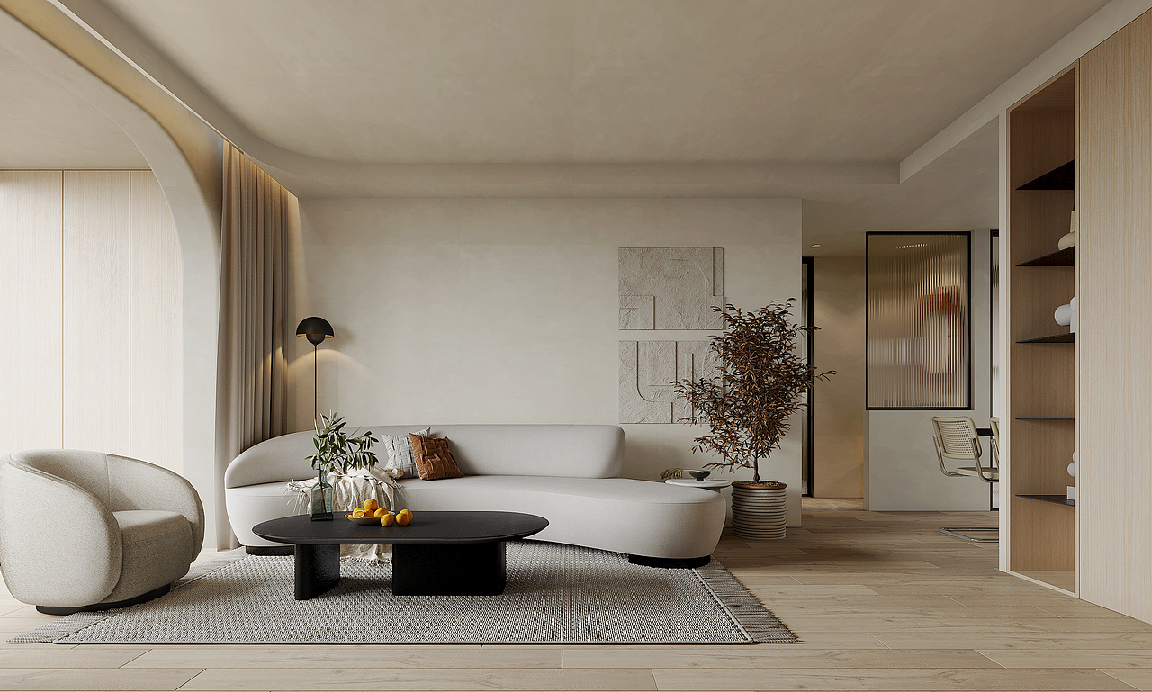 WOW！又是侘寂风（图ZMzEzNzI4MTIw） - 家装设计 - 站酷设计师简狄设计事务所原创素材 - 站酷ZCOOL