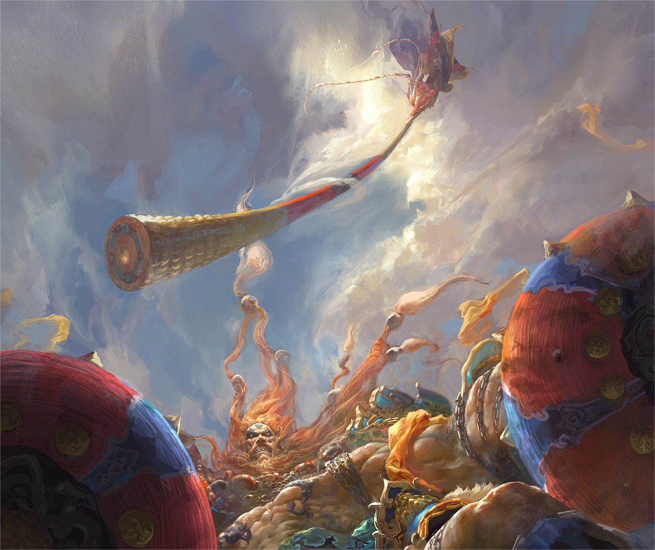 钟风华西游系列——《巨灵神》（图ZMzM1NTg2NDky） - 游戏原画 - 站酷设计师风华概念原创素材 - 站酷ZCOOL