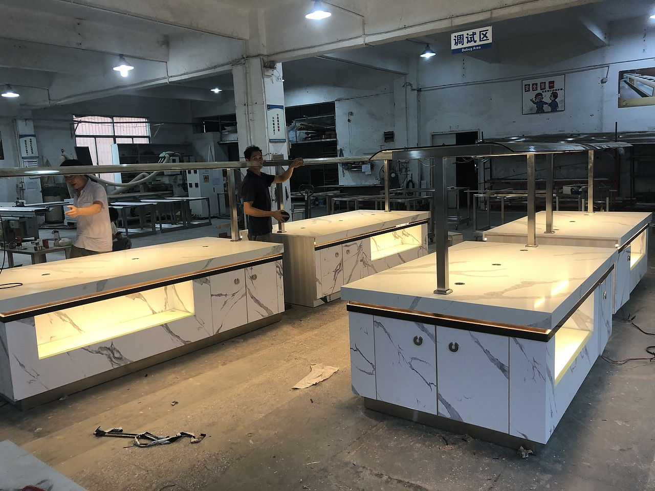 酒店厨房设备自助餐设备 酒店早餐台 移动布菲台制作