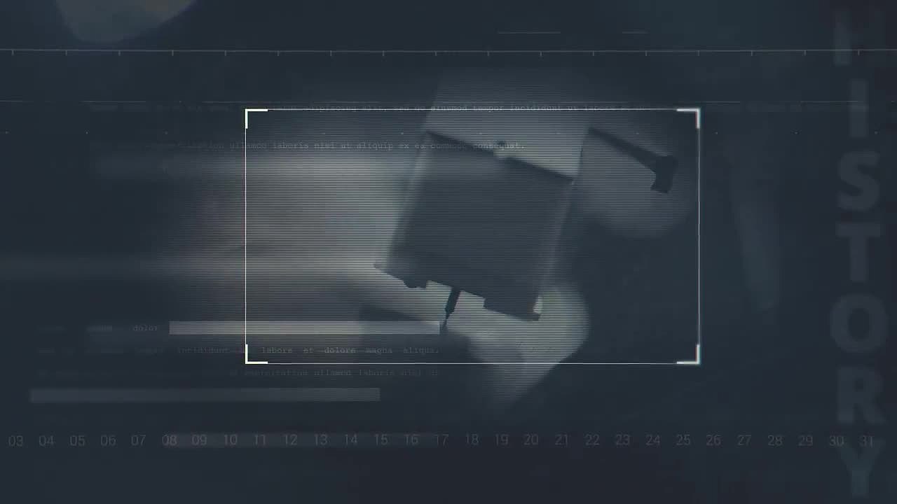 AE模板 | 带有老式复古设计主题电影制作预幻灯片