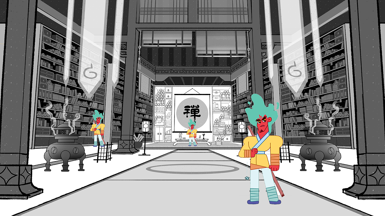 天真与功夫袜的一些图②（图ZMzAzOTQyNzcy） - 动画片 - 站酷设计师阿喵子原创素材 - 站酷ZCOOL