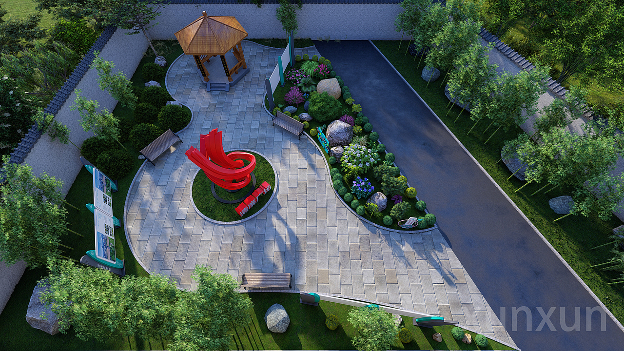 高速路口公园漫游