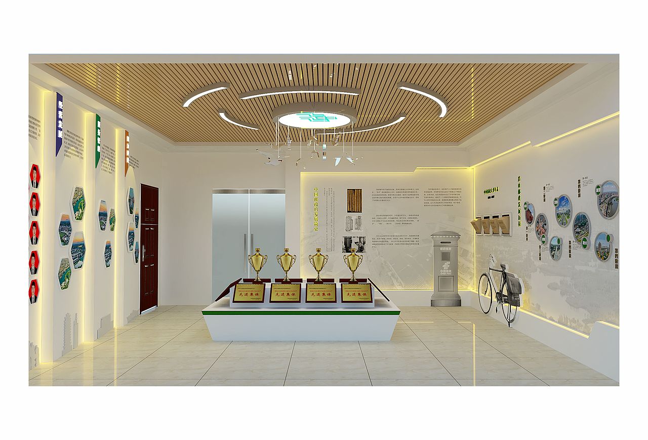 邮政公司荣誉室（图ZMzI1OTA0NDgw） - 展陈设计 - 站酷设计师双鱼京生原创素材 - 站酷ZCOOL