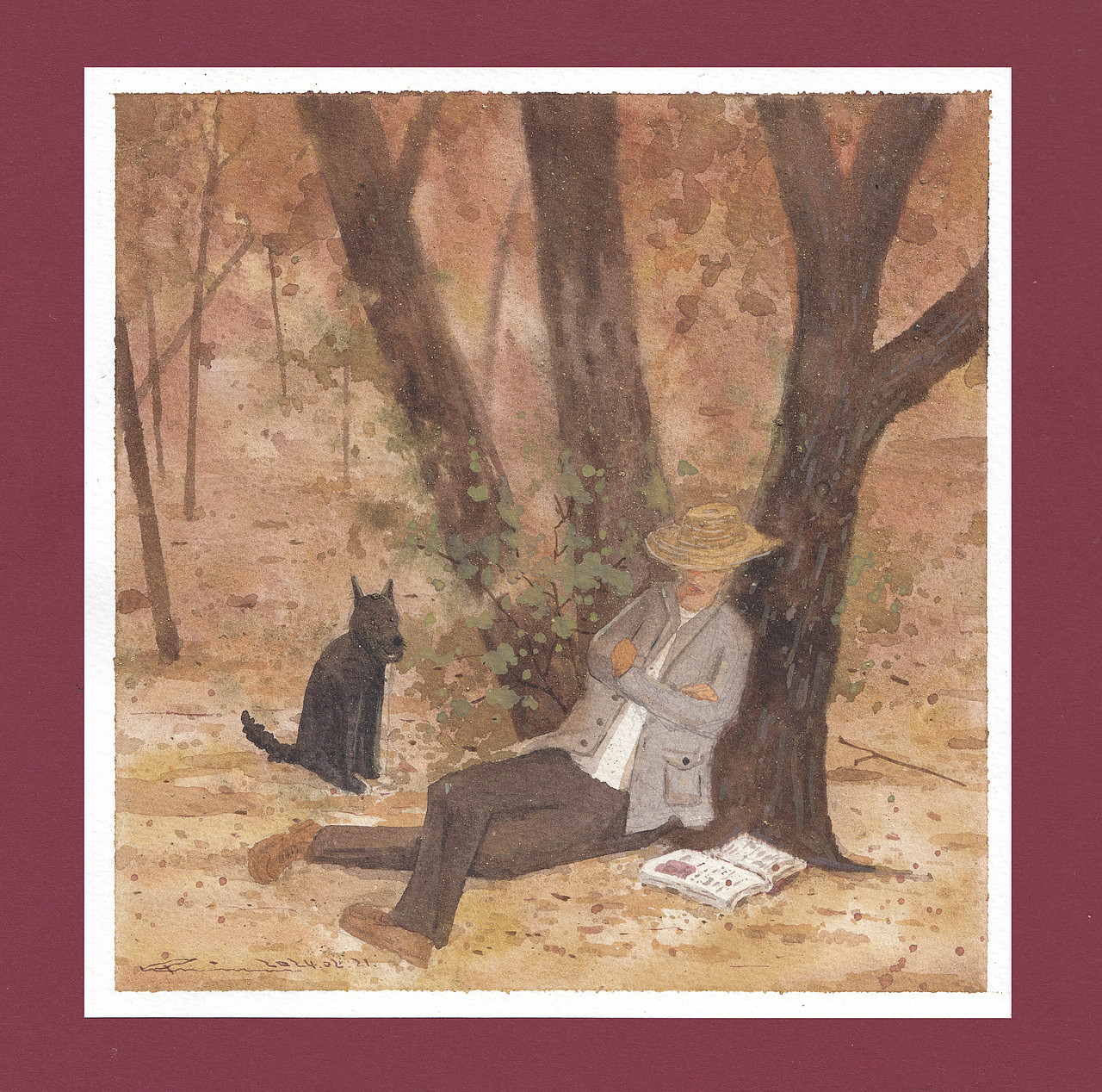 『画本系列』我的第51-53本画本-一人一狗的生活游记（图ZMzYzMzkyNDg4） - 绘画 - 站酷设计师画画的陈一丘原创素材 - 站酷ZCOOL