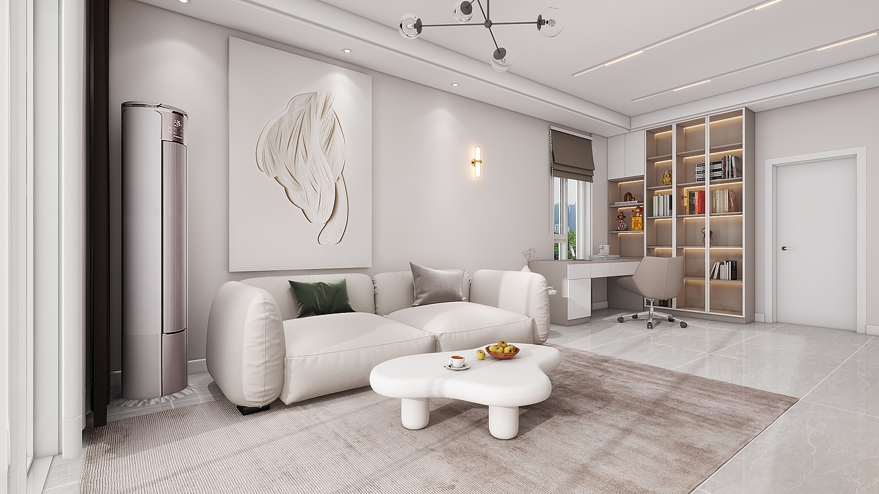 四川眉山通威城市森林花园(149平方现代简约三居室)