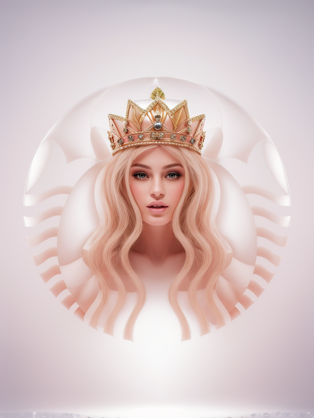 AI超级魔法:星巴克LOGO女神真人形象复活!