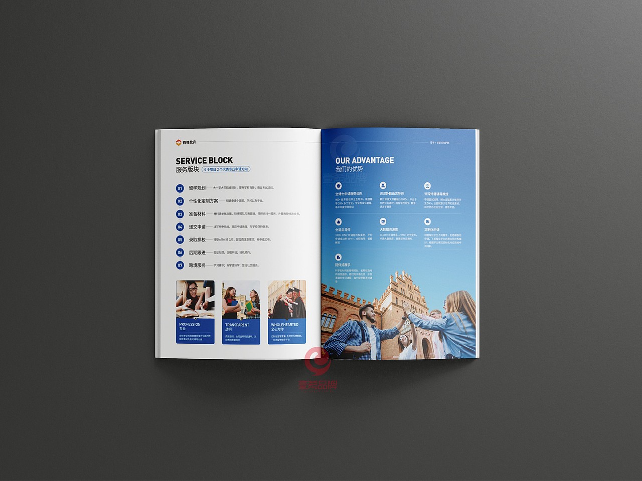 一希品牌设计--留学教育画册宣传册设计（图ZMzY3NzgxOTgw） - 书籍/画册 - 站酷设计师一希品牌设计原创素材 - 站酷ZCOOL