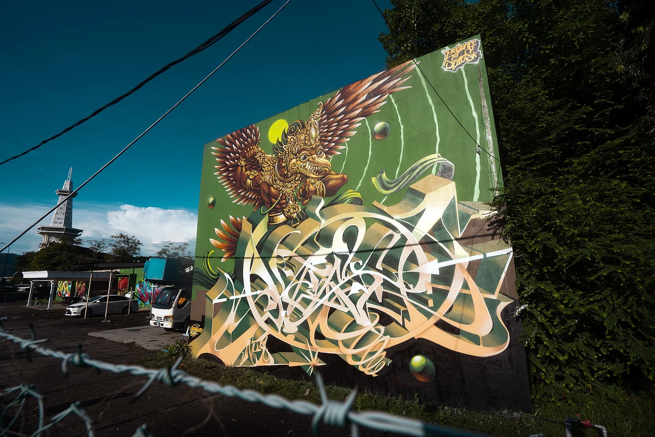 MTS涂鸦团队-马来西亚海边画一幅