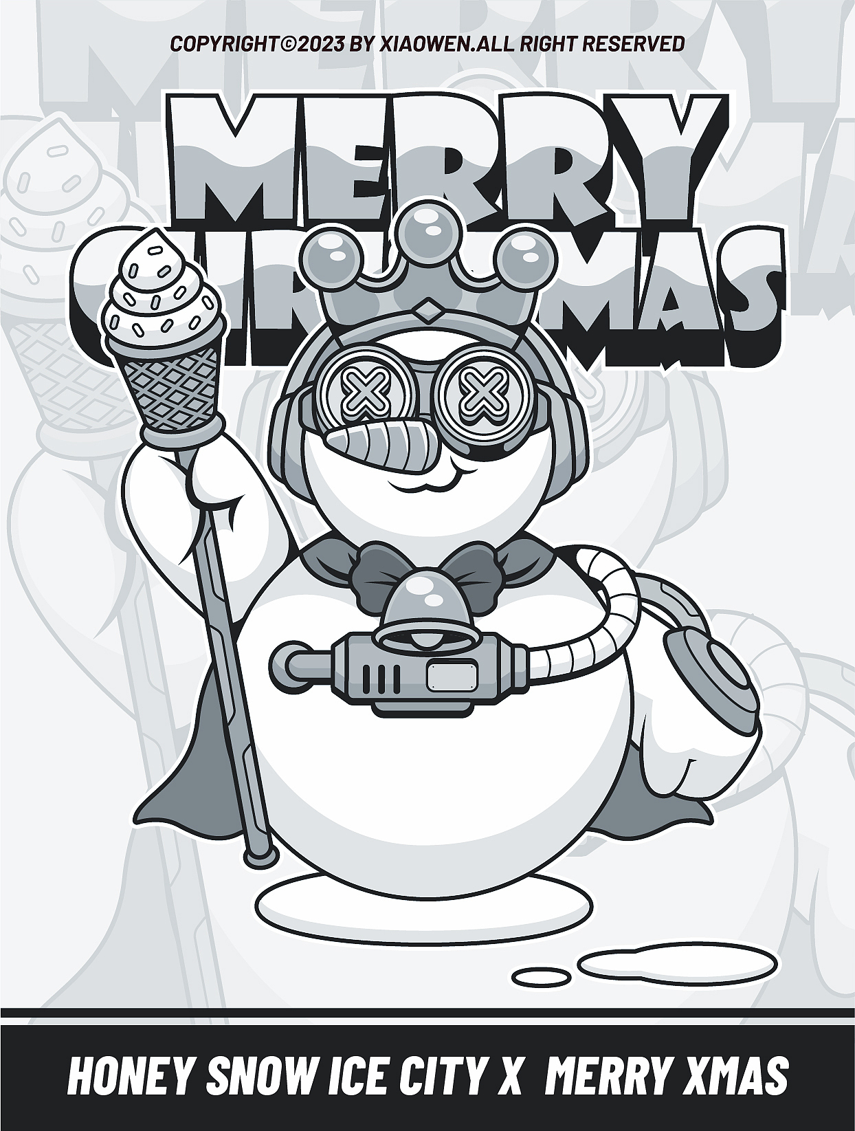 圣诞主题潮流图案