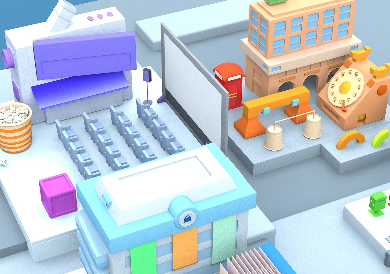 APP微世界（真三維版）（圖ZMzI4MDc4OTI4） - 場景 - 站酷設(shè)計師admjhaha原創(chuàng)素材 - 站酷ZCOOL