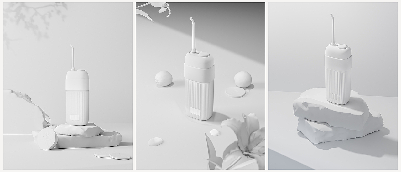 产品渲染 | 电商｜JIMOK 冲牙器 电动牙刷 即热 | 作品（图ZMzcwODg1ODI0） - 产品 - 站酷设计师xxxjacky原创素材 - 站酷ZCOOL