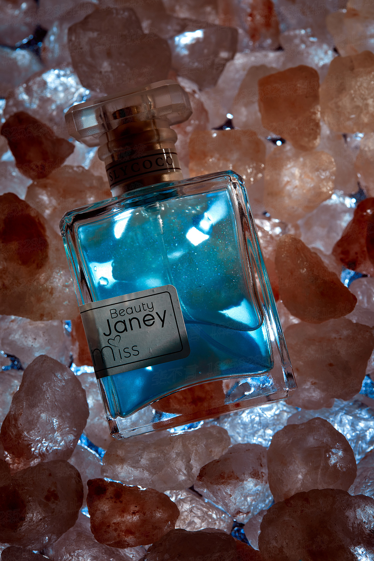 香水拍摄 糖果色