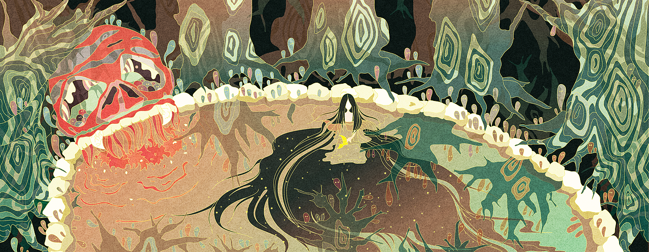 《山谷的回响》绘本（图ZMzQyNTY4NDU2） - 绘本 - 站酷设计师花芍子lsl原创素材 - 站酷ZCOOL