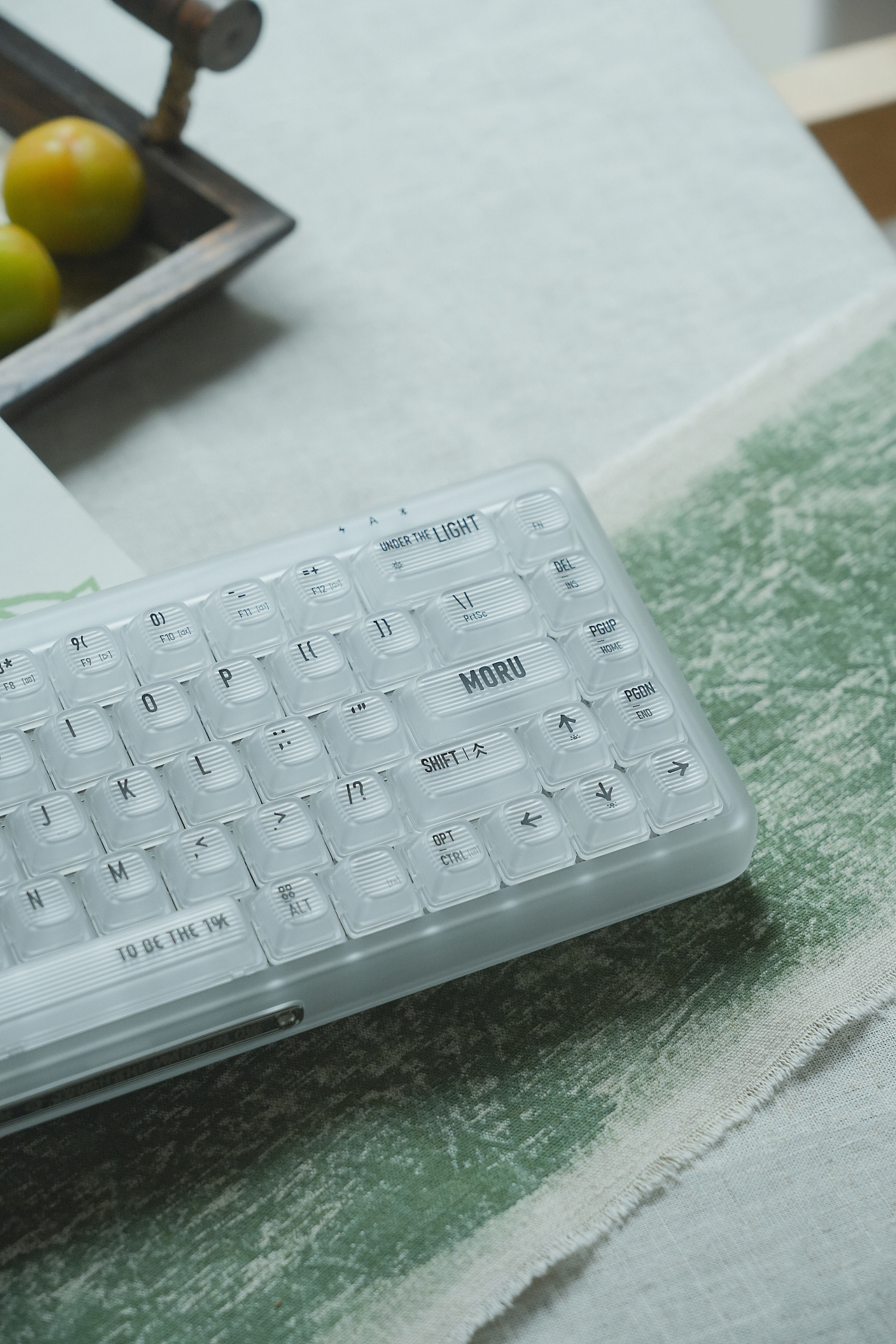 玻璃肌要在键盘“漫”出来