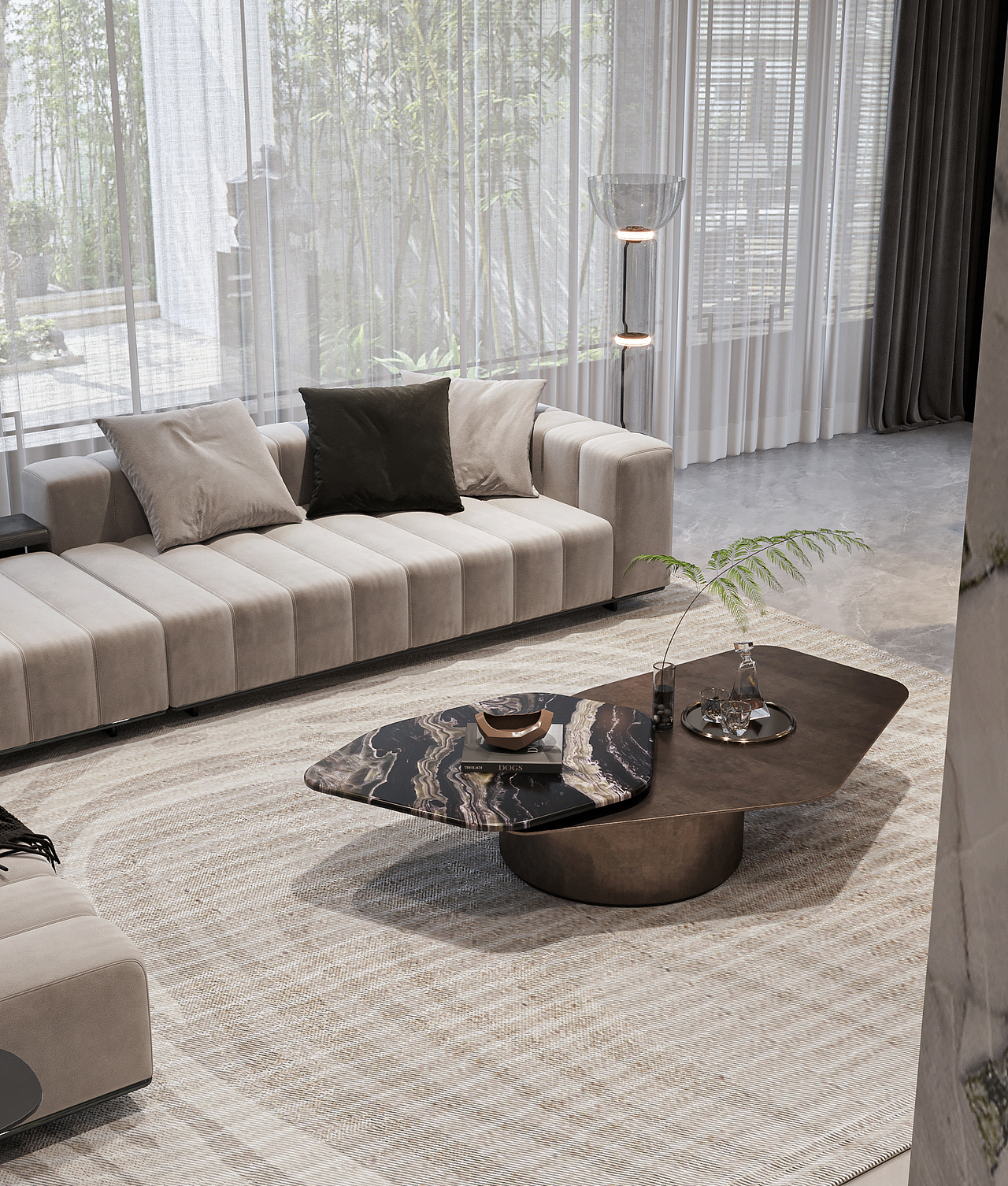 现代轻奢效果图